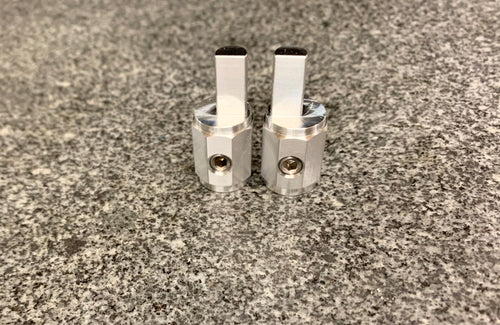 Aluminum 4ga to 4ga Offset Stub Amplifier Inputs