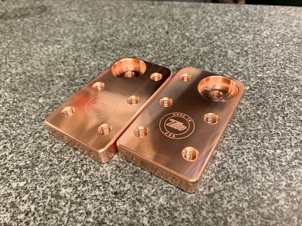 Copper 5 Lug Battery Terminals SLIM