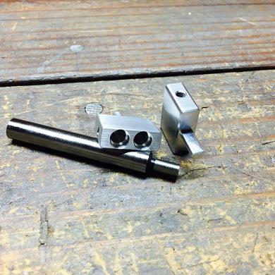 Aluminum Dual 8ga to single 8ga Stub Speaker Inputs